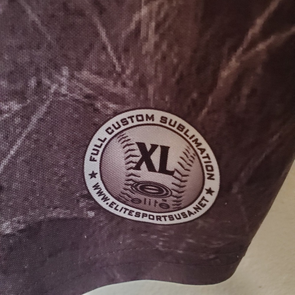 Elite Sports USA Deviates Softball Jersey Mens XL Graveyard Headless Horseman .5 - Picture 2 of 10
